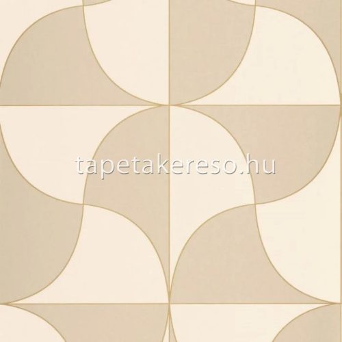 Casadeco ALCHIMIE vlies anyagú beige, gyöngyház színű geometriai modern tapéta