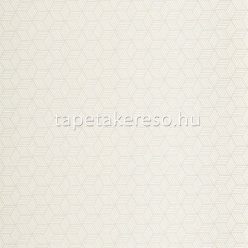   Casadeco ALCHIMIE vlies anyagú fehér, gyöngyház színű 3d, geometriai modern tapéta
