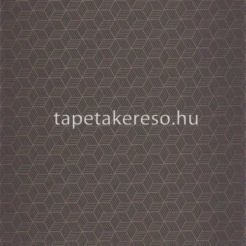 Casadeco ALCHIMIE vlies anyagú fekete, szürke színű 3d, geometriai modern tapéta