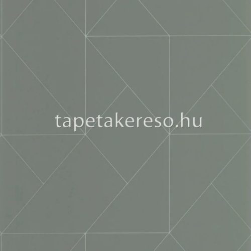 Casadeco ALCHIMIE vlies anyagú zöld, fehér színű geometriai modern tapéta