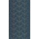 Casadeco Années Folles vlies anyagú, kék, arany színű, leveles, geometriai, art deco, Modern tapéta