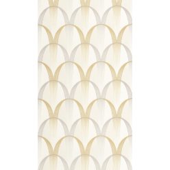   Casadeco Années Folles vlies anyagú, fehér, arany, ezüst színű, geometriai, art deco, Modern tapéta