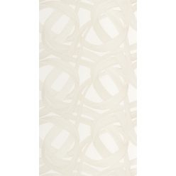   Casadeco Années Folles vlies anyagú, fehér, beige, gyöngyház színű, 3d, geometriai, Modern tapéta