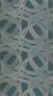 Casadeco Années Folles vlies anyagú, kék, ezüst színű, 3d, geometriai, Modern tapéta