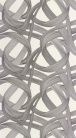 Casadeco Années Folles vlies anyagú, fehér, fekete színű, 3d, geometriai, Modern tapéta