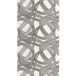   Casadeco Années Folles vlies anyagú, fehér, fekete színű, 3d, geometriai, Modern tapéta