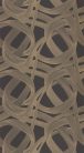Casadeco Années Folles vlies anyagú, barna, arany  színű, 3d, geometriai, Modern tapéta