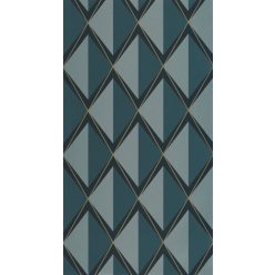   Casadeco Années Folles vlies anyagú, kék, arany színű, geometriai, art deco, Modern tapéta