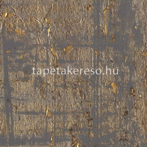 Omexco Antares parafa anyagú barna, arany, bronz színű foltos, kockás modern tapéta