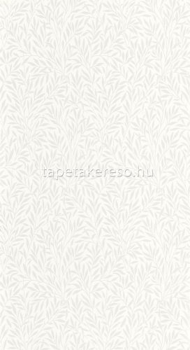 Casadeco Arts & Crafts vlies anyagú fehér, szürke színű leveles romantikus tapéta