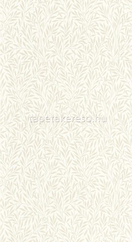 Casadeco Arts & Crafts vlies anyagú fehér, beige színű leveles romantikus tapéta