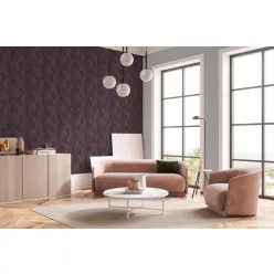   AS Creation Daniel Hechter 7 vlies, vinyl anyagú lila, szürke színű geometriai Modern tapéta