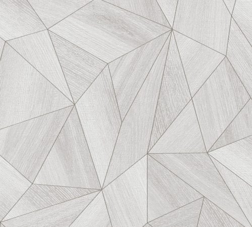AS Creation Daniel Hechter 7 vlies, vinyl anyagú szürke színű geometriai Modern tapéta