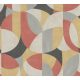 AS Creation French Affair vlies, vinyl anyagú barna, szürke, piros, fekete színű geometriai, textilhatású modern tapéta
