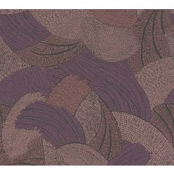   AS Creation French Affair habosított, vlies anyagú bordó, rozsdabarna, fekete színű absztrakt modern tapéta