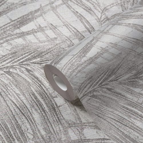 AS Creation Michalsky 6 vlies, vinyl anyagú fehér, szürke színű leveles Modern tapéta