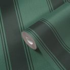 AS Creation Michalsky 6 vlies, vinyl anyagú fekete, zöld színű csíkos Modern tapéta