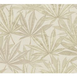   AS Creation Michalsky 6 vlies, vinyl anyagú beige, barna színű leveles Modern tapéta