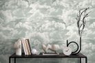 AS Creation Michalsky 6 vlies, vinyl anyagú fehér, zöld színű felhős Modern tapéta