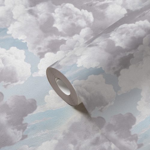 AS Creation Michalsky 6 vlies, vinyl anyagú kék, fehér, mályva színű felhős Modern tapéta