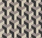 AS Creation Daniel Hechter 7 vlies, vinyl anyagú fekete, beige, lila színű 3d, geometriai Modern tapéta