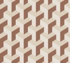 AS Creation Daniel Hechter 7 vlies, vinyl anyagú fehér, beige, rozsdabarna színű 3d, geometriai Modern tapéta