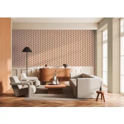  AS Creation Daniel Hechter 7 vlies, vinyl anyagú fehér, beige, rozsdabarna színű 3d, geometriai Modern tapéta