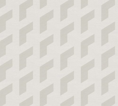 AS Creation Daniel Hechter 7 vlies, vinyl anyagú beige, szürke színű 3d, geometriai Modern tapéta