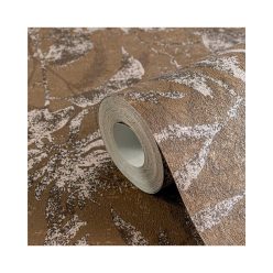   AS Creation Hot Spots vinyl, vlies anyagú, barna, bronz színű, növényes, Modern tapéta