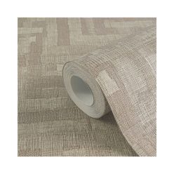   AS Creation Hot Spots vinyl, vlies anyagú, barna színű, absztrakt, geometriai, textilhatású, Modern tapéta