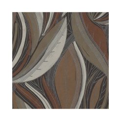   AS Creation Hot Spots vinyl, vlies anyagú, barna, beige, fekete, szürke színű, leveles, Modern tapéta