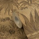 AS Creation History of Art 2, vlies, vinyl anyagú, barna, arany színű, ágas, leveles, Modern tapéta