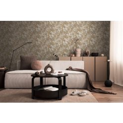   AS Creation History of Art 2, vlies, vinyl anyagú, barna, gyöngyház színű, ágas, leveles, Modern tapéta