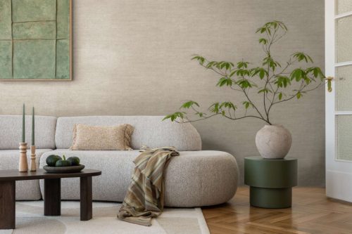 AS Creation History of Art 2, vlies, vinyl anyagú, barna színű, vonalas, Modern tapéta