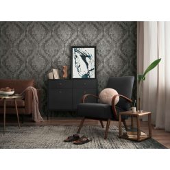   AS Creation History of Art 2, vlies, vinyl anyagú, fekete, szürke színű, barokk, Klasszikus tapéta