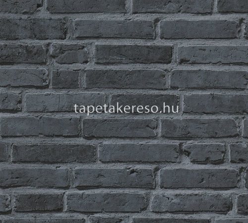 AS Creation Elements 2 habos, vlies anyagú szürke színű téglamintás modern, industrial tapéta