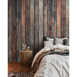   AS Creation The wall 3 vinyl, vlies anyagú, barna, szürke színű, famintás, Modern poszter