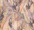 AS Creation Anna dAndrea vinyl, vlies anyagú, barack, barna, lila, kék, beige színű, leveles, Modern tapéta