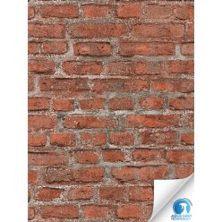   AS Creation, WOW Wasser, előragasztózott, vlies, vinyl anyagú, barna, beige színű, téglamintás, Modern, Natural tapéta