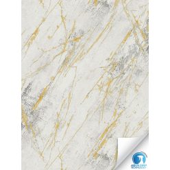   AS Creation, WOW Wasser, előragasztózott, vlies, vinyl anyagú, fehér, szürke, okker színű, márványos, Modern, Natural tapéta