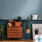 AS Creation, WOW Wasser, előragasztózott, vlies, vinyl anyagú, türkiz színű, textilhatású, egyszínű, Modern, Natural tapéta