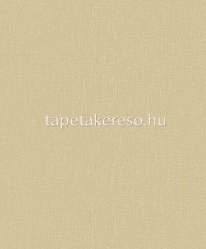 Grandeco Atmosphere vlies, vinyl anyagú okker színű egyszínű, textilhatású modern tapéta
