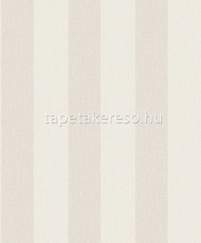 Grandeco Atmosphere vlies, vinyl anyagú beige színű csíkos, textilhatású modern tapéta