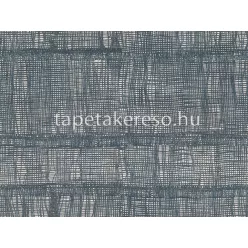   Omexco Aruba raffia anyagú kék, ezüst színű szövethatású natural tapéta