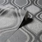 Arthouse, Signature Collection, vlies, vinyl anyagú, szürke színű, hullámos, geometriai, Modern tapéta