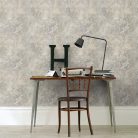 Arthouse, Signature Collection, vlies, vinyl anyagú, szürke, barna színű, foltos, szövethatású, Modern tapéta