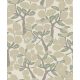 Decoprint Brazil vlies anyagú beige, barna, zöld színű leveles modern tapéta