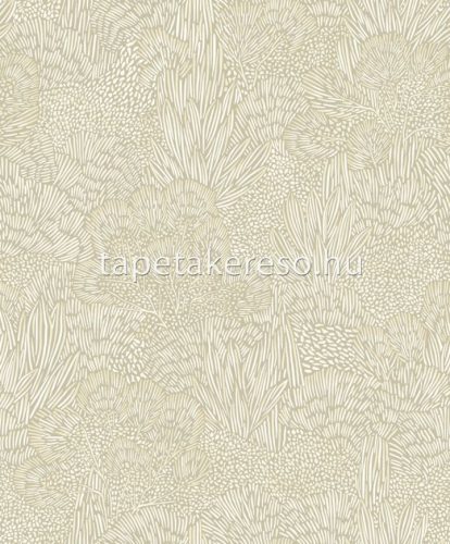 Decoprint Brazil vlies anyagú beige, fehér színű növényes modern tapéta