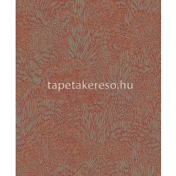   Decoprint Brazil vlies anyagú piros, türkiz színű növényes modern tapéta