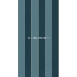   Caselio Basics vlies, vinyl anyagú kék, arany színű csíkos modern tapéta